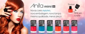 Veja as cores dos esmaltes mini da Anita - Divulgação